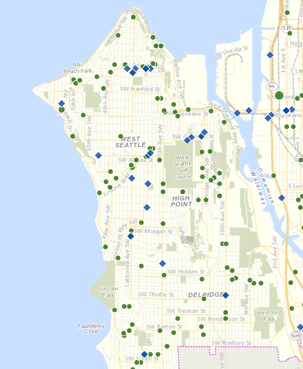 SDOT pothole map shows status after storms and flooding | Westside Seattle